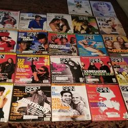 $100 For 22 Or $10 Ea SPIN MAGs Various 1991-'95. 