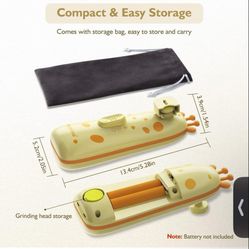 Baby Nail Trimmer Electric Baby Nail File with Light 10 Grinding Heads Safe Quiet Baby Nail Grooming Care Kit for Newborn Infant Toddler Toes Fingerna