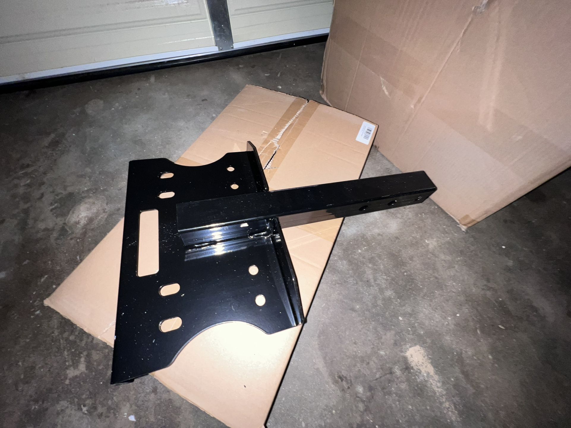 Trailer Hitch Winch Mounting Bracket for ATV UTV Truck