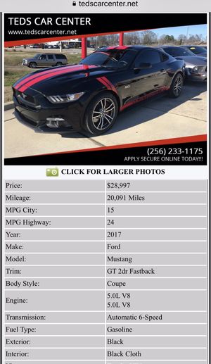 New And Used Mustang For Sale In Huntsville Al Offerup
