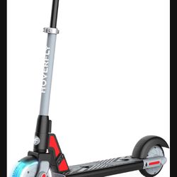 GKS Lumios/Plus Kids Electric Scooter, 6" Flashing Wheels &150W Motor, Max 7 Miles Range & 7.5mph Speed, Approved UL2272 Certificate Scooter for Kids 