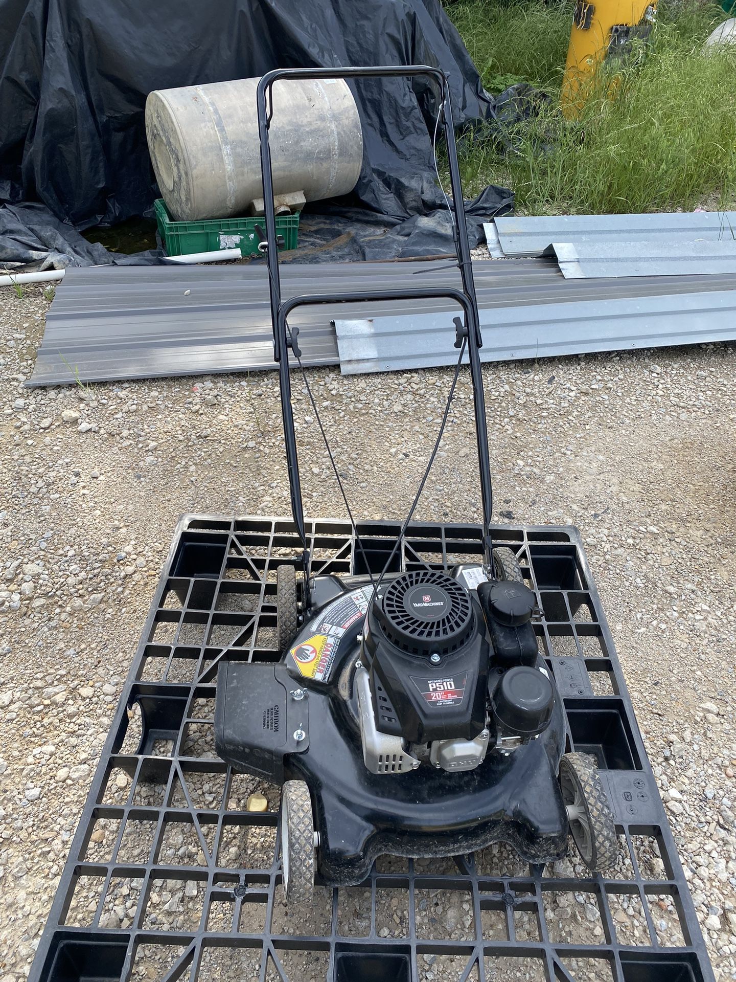 Yard Machines 20-Inch Walk Behind Lawn Mower With 132cc Powermore Engine