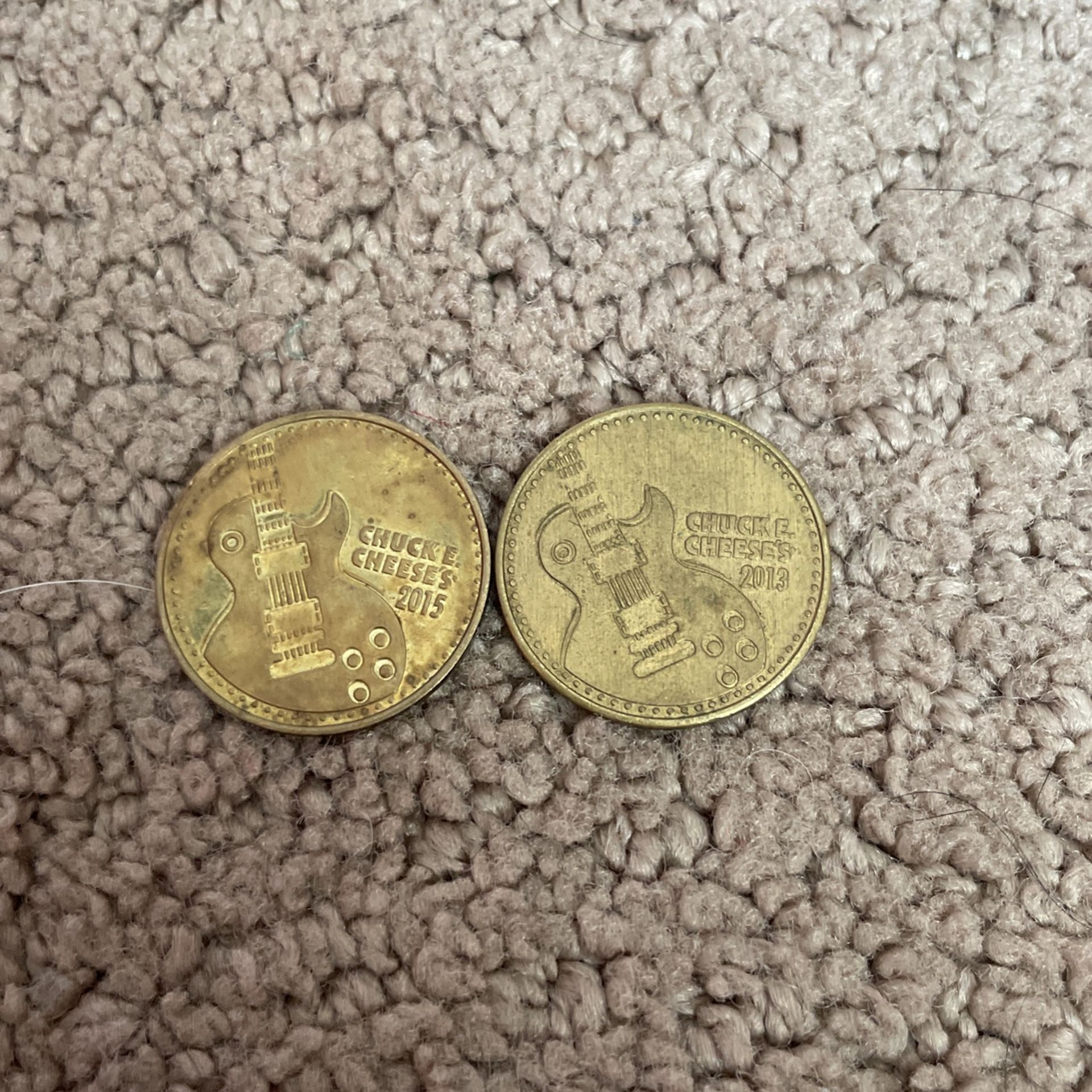 2013 And 2015, Chuck E. Cheese Coins
