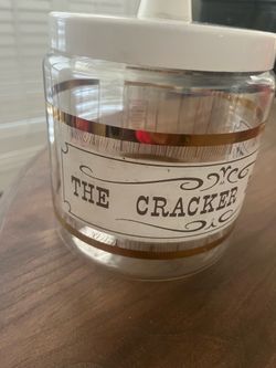 Pyrex  Cracker Barrel canister