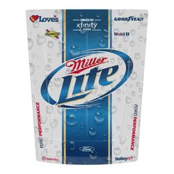 Miller Light Nascar Race Hood - Man Cave Decor