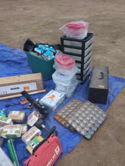 Yard Sale / Estate Hatch Rd Carpenter Rd Sale Tools Food Containers Water Jug Shovels Nothing Over $20 Bucks!! Today 2/13
