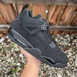 Jordan 4 Black Cat (Size 5.5Y, 6Y, 6.5Y, 9.5, 10, 10.5, 11, 12)