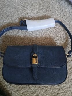 Navy purse