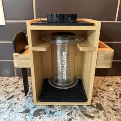 Aeropress Clear w/ Bamboo Organizer