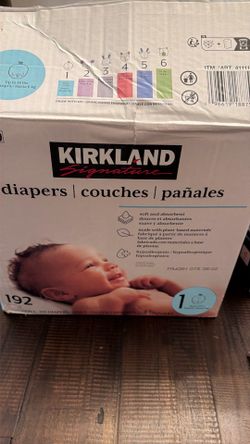 Kirkland size 1 diapers
