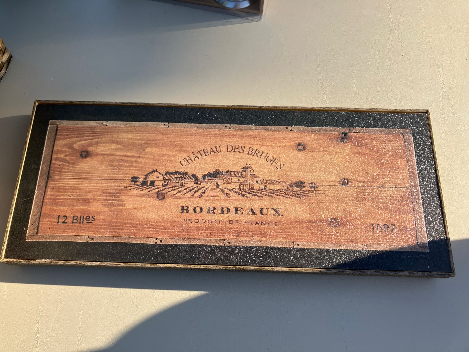 Bordeaux Wooden Sign
