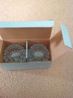 Partylite Crystal Candle holders
