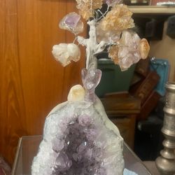 Amethyst Tree Of Life Crystal Sculpture
