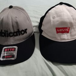 2 Men's Hats.  Dablicator & Levi's Hats For Sale