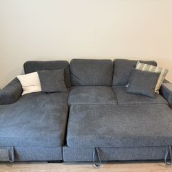 Sleeper Sectional w/ built in storage