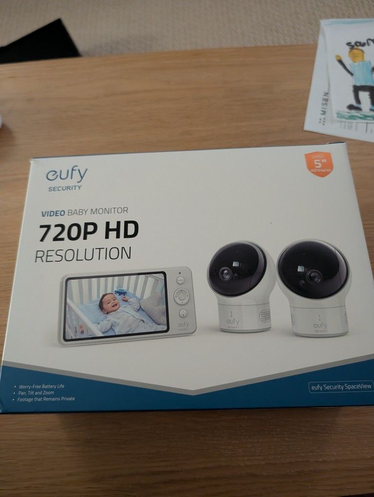 Eufy 720p Hd 5" 2-camera Baby Monitor