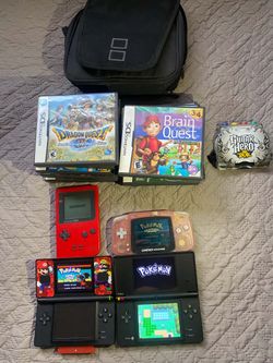 Gameboy and DS handheld and games