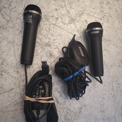 Logitech USB microphone test on Nintendo wii video game system guitar Hero