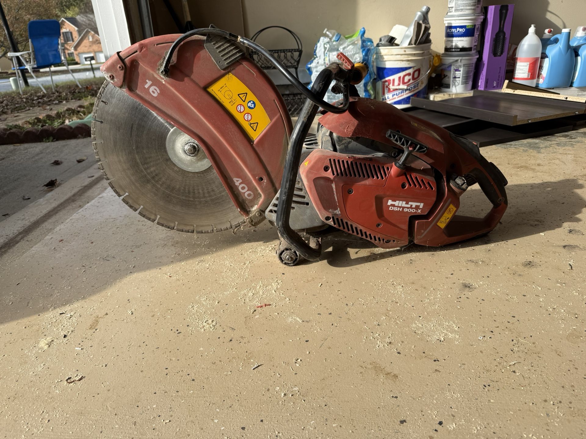 hilti 16 inch concrete saw