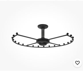 Rotating corner closet rod