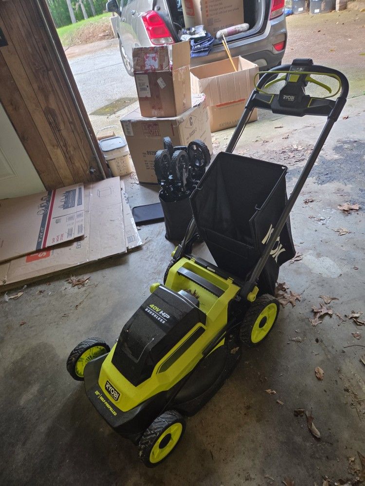 New Ryobi 40V Lawnmower