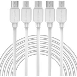 Micro USB Cable (5-Pack, 6FT) Android Charger