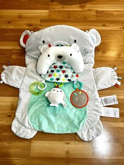 Bright Stars Tummy Time Prop And Mat