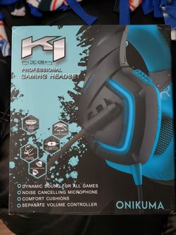 Onikuma gaming headset