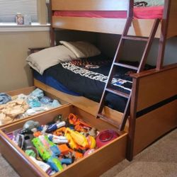 Bunk Bed With Dresser