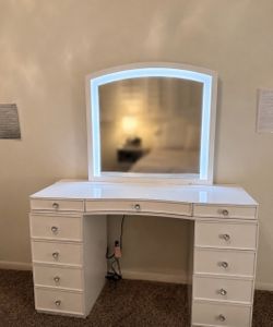 White Costco vanity