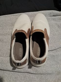Cream and brown size 8
