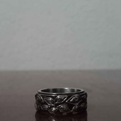 Evil Eye (Eye Of Providence)Ring-Stainless Steel, Size 8