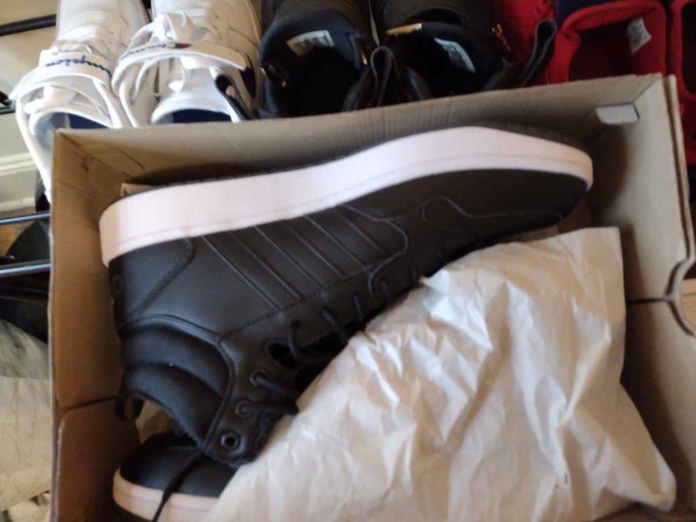 Adidas, Hightops, Black, Size 13