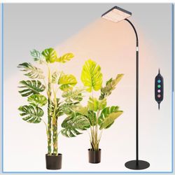 LED Floor Grow Light with Gooseneck Stand