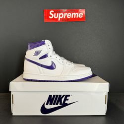Jordan 1 Court Purple Size 8W 6.5Y