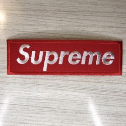 Supreme iron cheap on patch