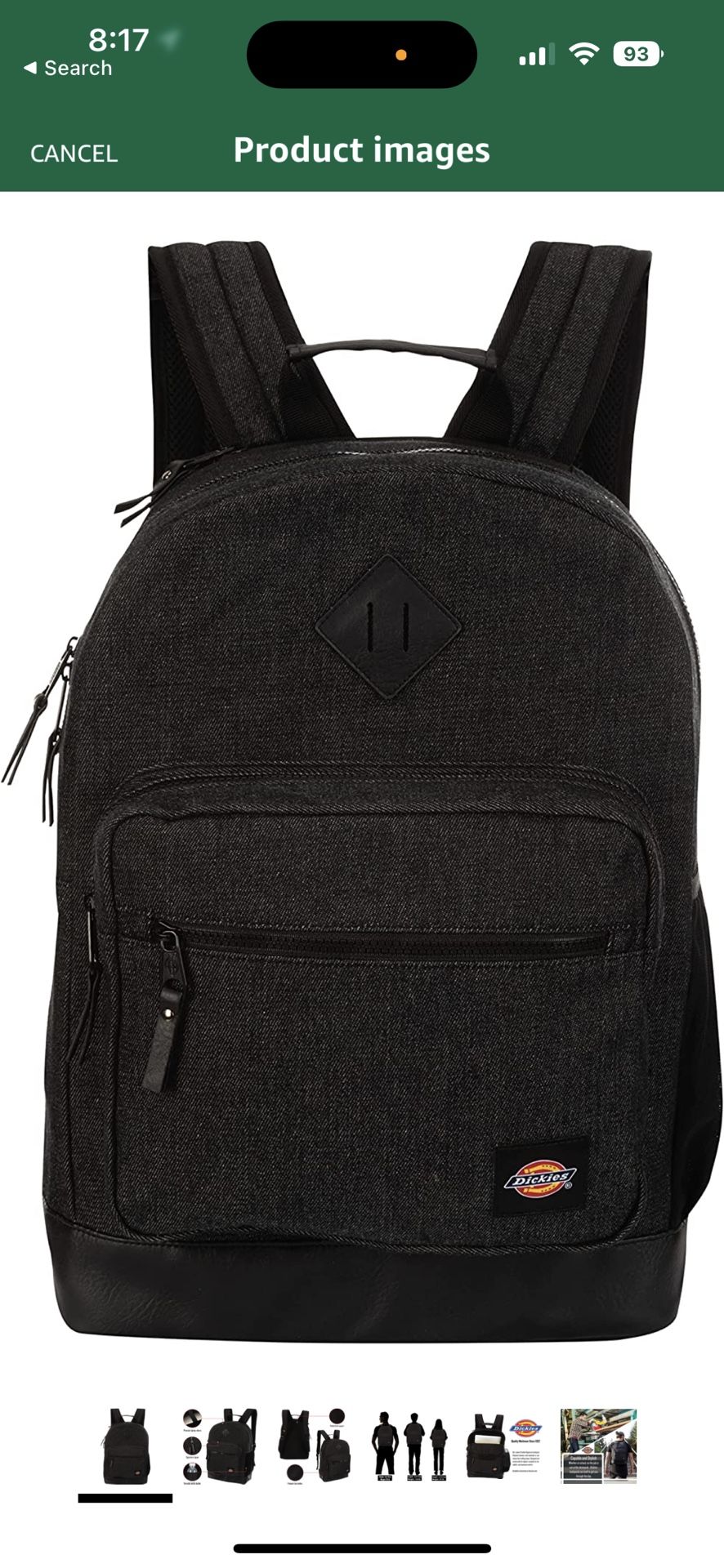 Dickies - Signature Backpack (Charcoal Denim)
