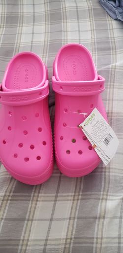 Crocs Platform Pink 44$ size 10