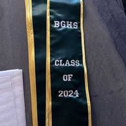 Graduation Sashes Embroidered
