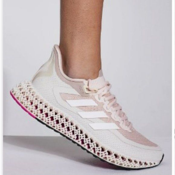 NEW Adidas 4DFWD 2 Women Shoes, Quartz/Metallic Fuchsia, HP7650, Size 7.5