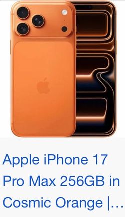 Used iPhone 17 pro max