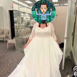 Plus Size Wedding Dress Size 24