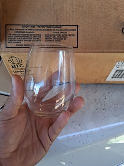 11 brand new glass cups