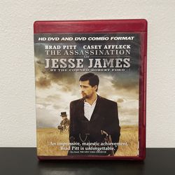 The Assassination Of Jesse James HD DVD & DVD Combo Brad Pitt Coward Robert Ford