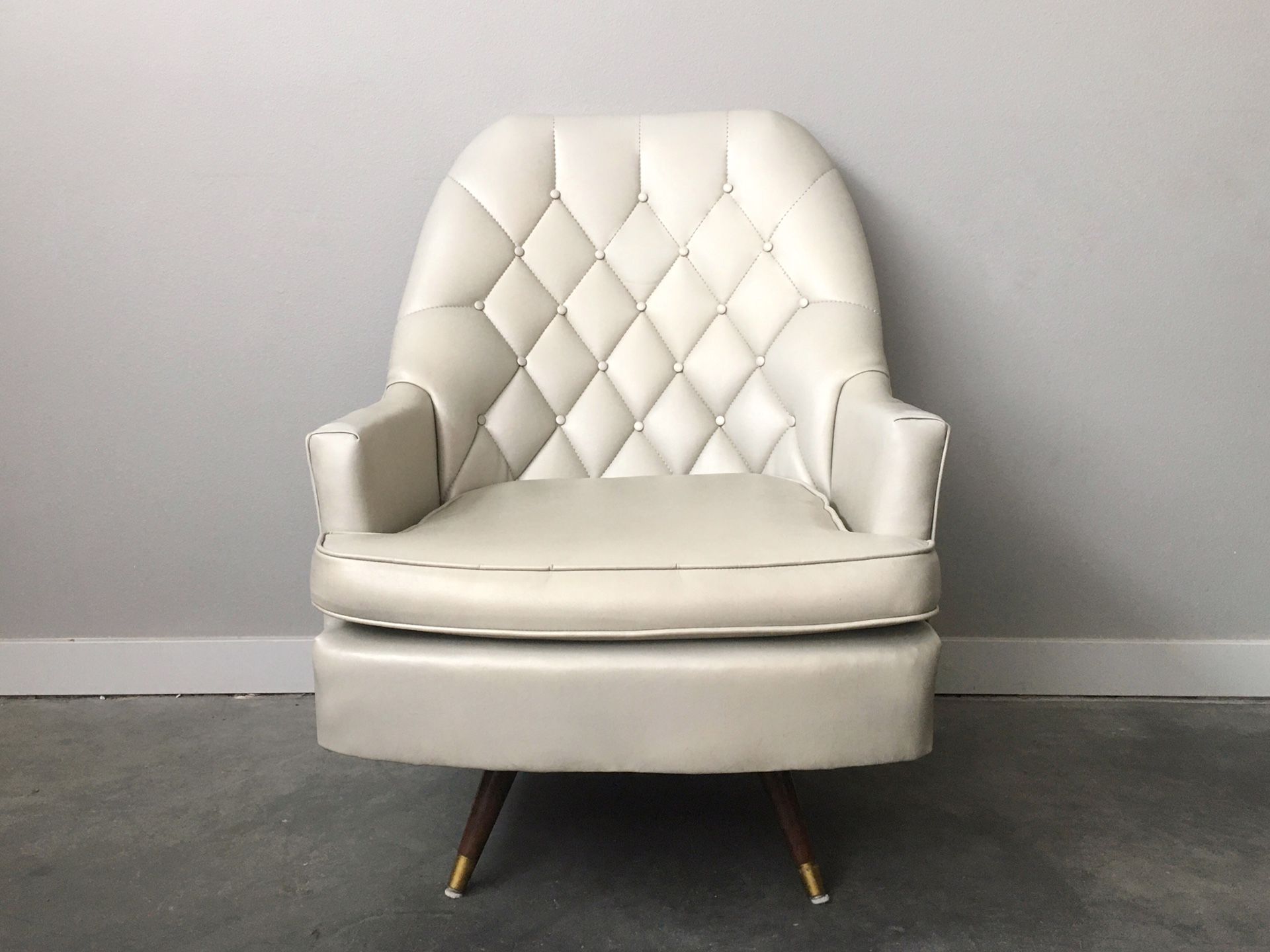vintage mid century modern Berkline "King of Comfort" lounge chair