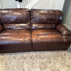 2 Pieces Recliner Couch and Loveseat 