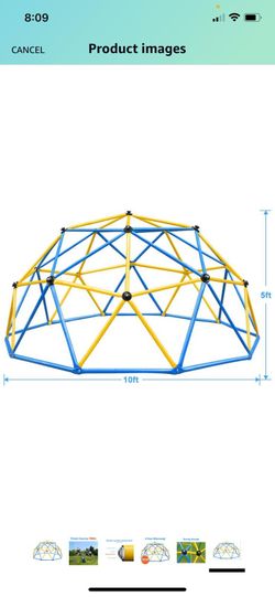 Outdoor Geometric Climbing Dome