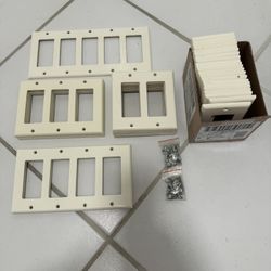 Leviton Decora Almond Switch Outlet Covers Wall Plates