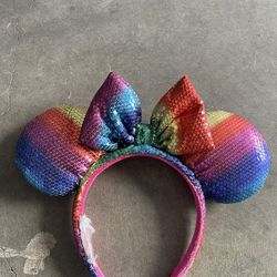Disney Rainbow Minnie Mouse Ears