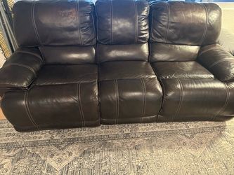 Leather couches